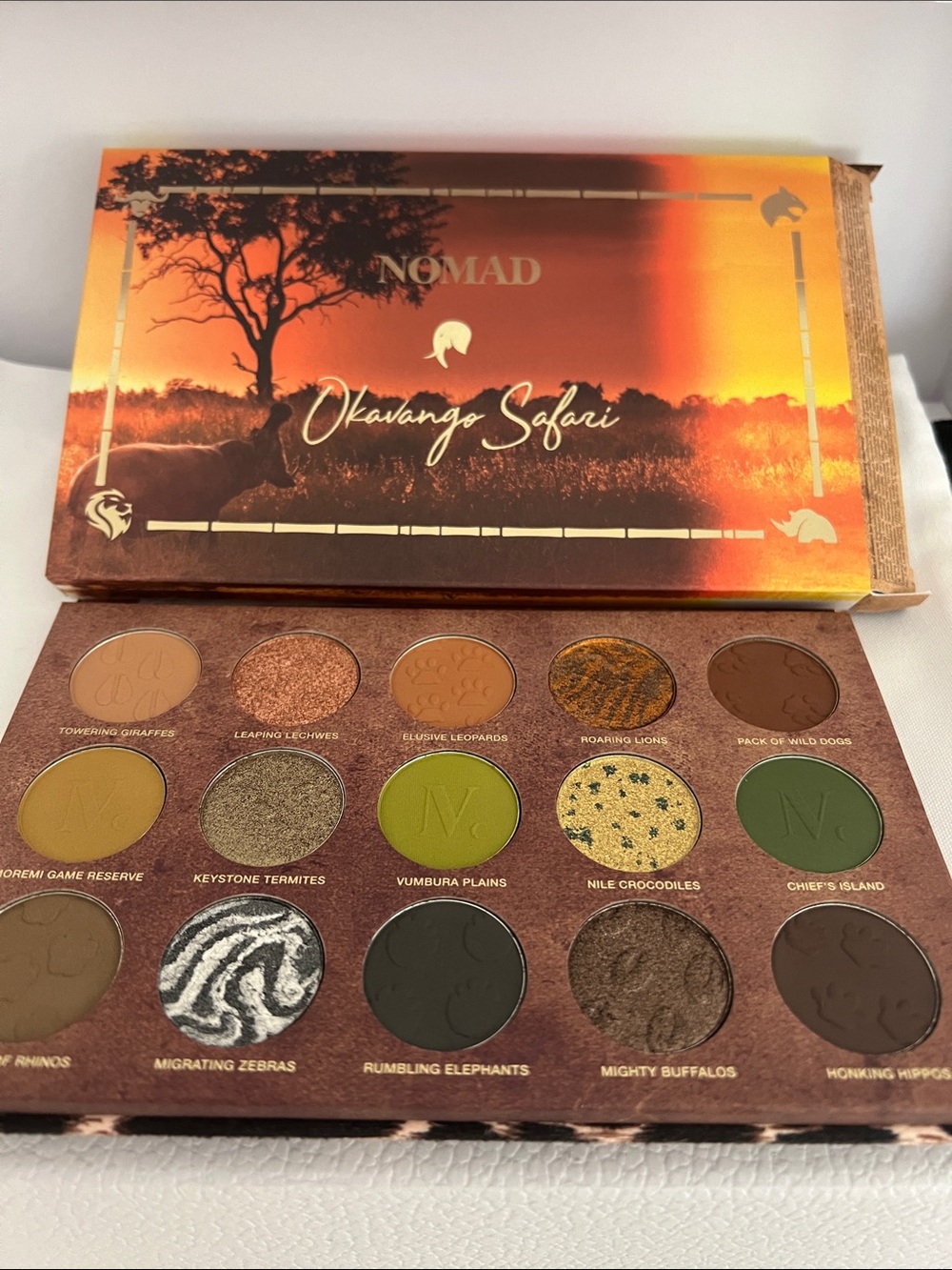 Nomad Okavango Safari Eyeshadow Palette